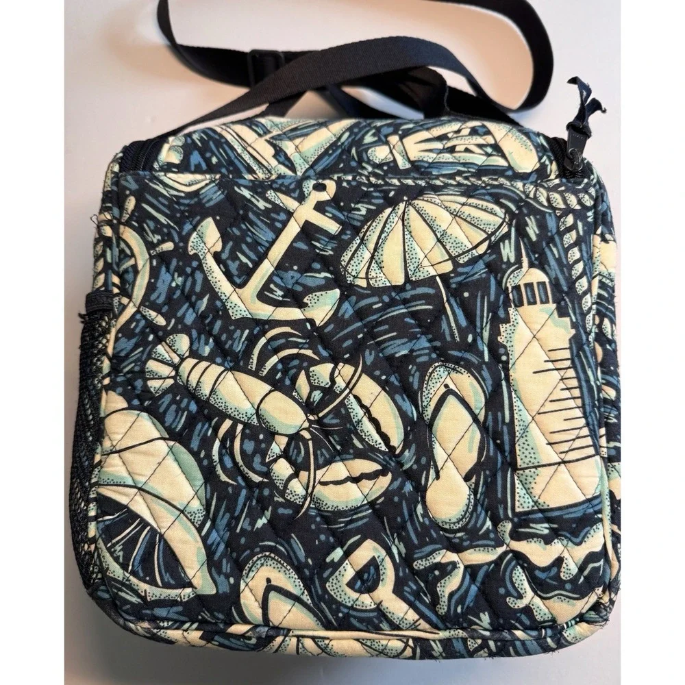 Vera Bradley Lunch Bag Crossbody Stay Cooler Insulated Shore Enough Nautical